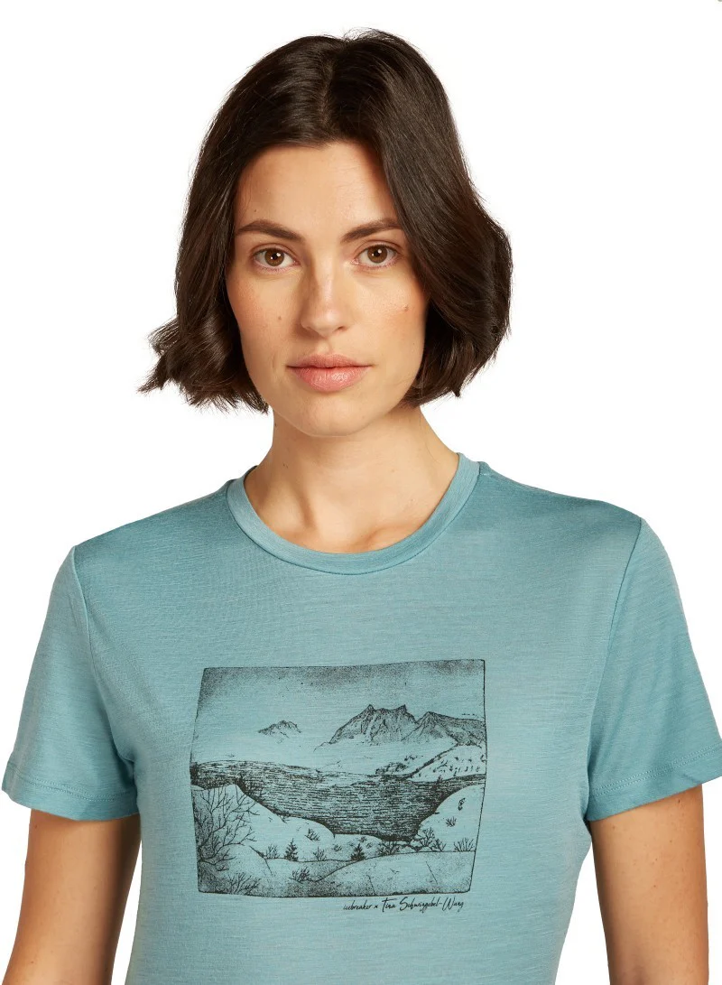 Merino 150 Tech Lite SS Tee - Lake View - Womens - Image 4