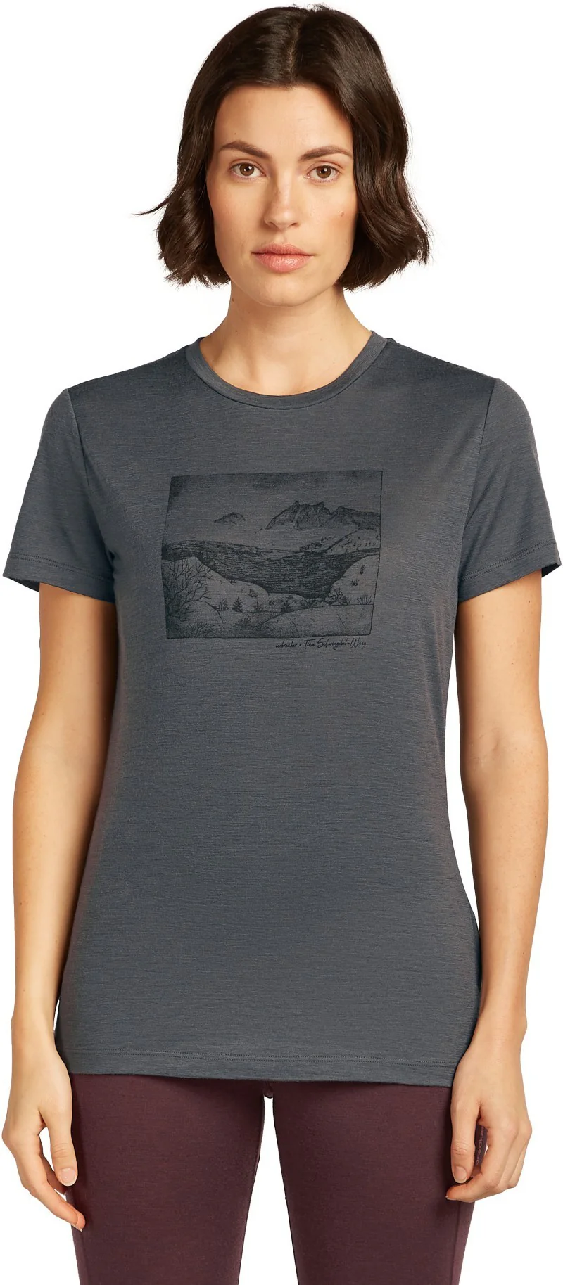 Merino 150 Tech Lite SS Tee - Lake View - Womens - Image 6