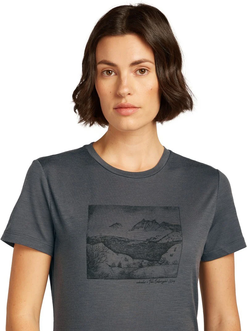 Merino 150 Tech Lite SS Tee - Lake View - Womens - Image 8