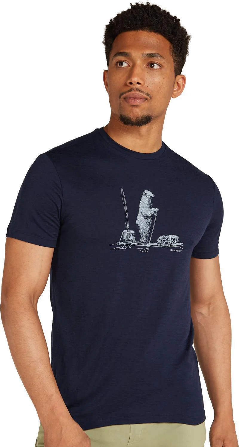 Merino 150 Tech Lite SS Tee - Polar Paddle - Mens - Image 4