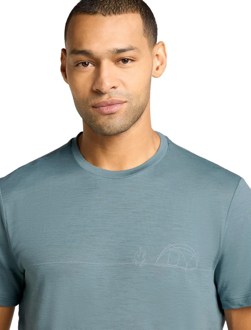 Merino 150 Tech Lite SS Tee - Single Line Camp - Mens - Image 10