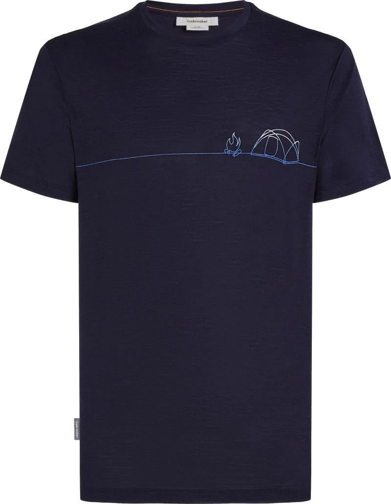 Merino 150 Tech Lite SS Tee - Single Line Camp - Mens - Image 4