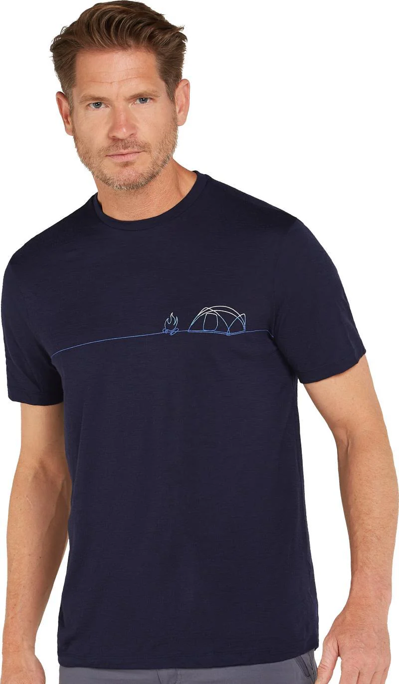Merino 150 Tech Lite SS Tee - Single Line Camp - Mens - Image 5