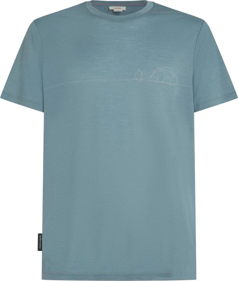 Merino 150 Tech Lite SS Tee - Single Line Camp - Mens - Image 7