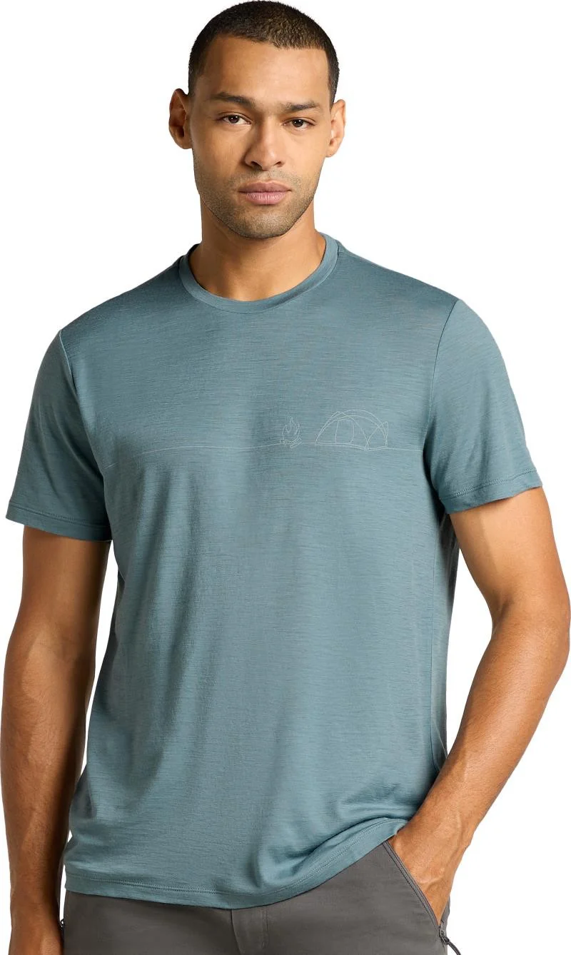 Merino 150 Tech Lite SS Tee - Single Line Camp - Mens - Image 8