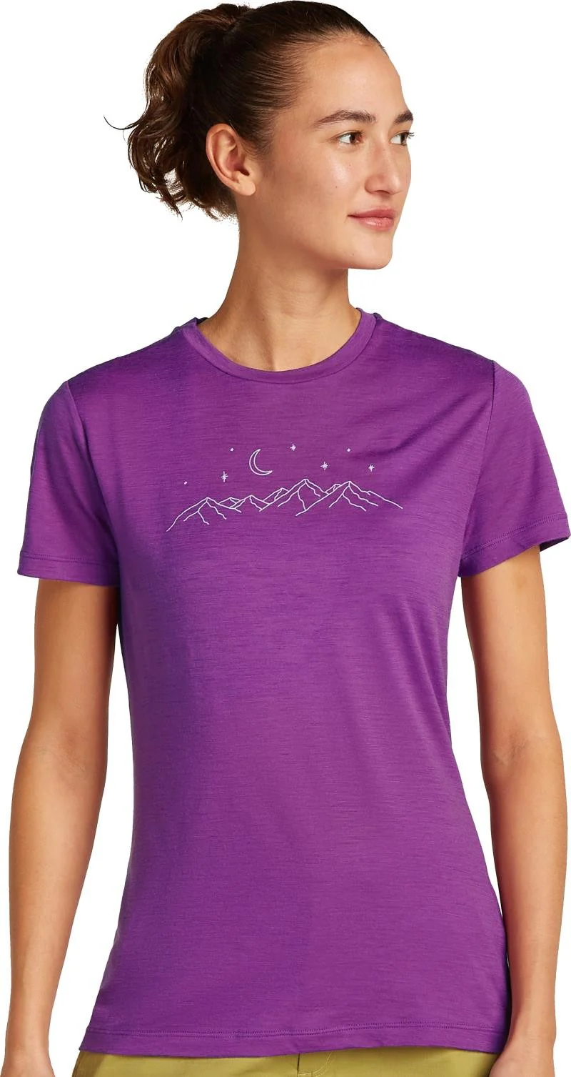 Merino 150 Tech Lite SS Tee - Sparkling Stars - Womens - Image 2