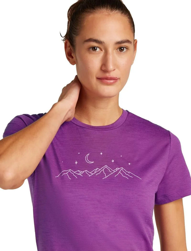 Merino 150 Tech Lite SS Tee - Sparkling Stars - Womens - Image 4