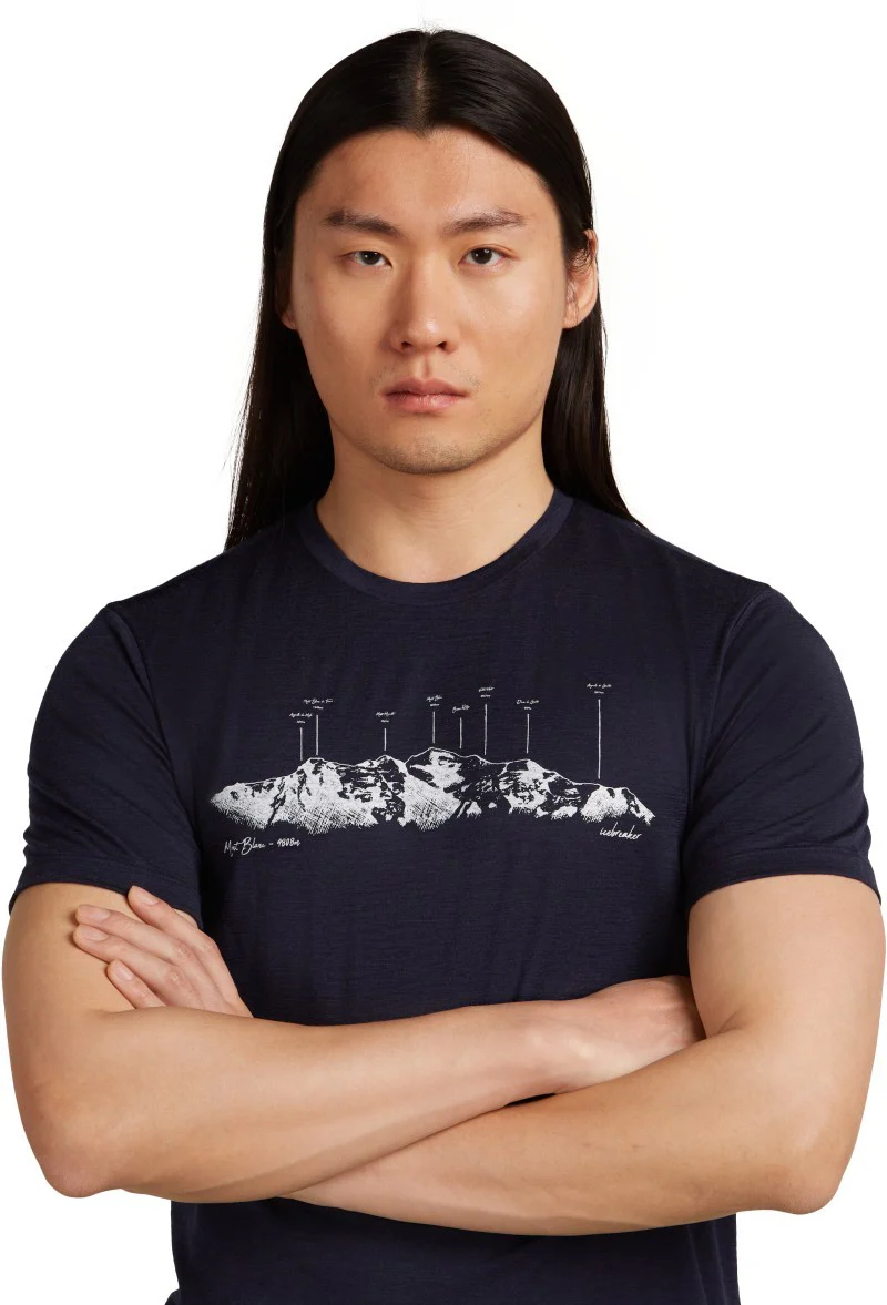 Merino 150 Tech Lite SS Tee - The Peaks - Mens - Image 8
