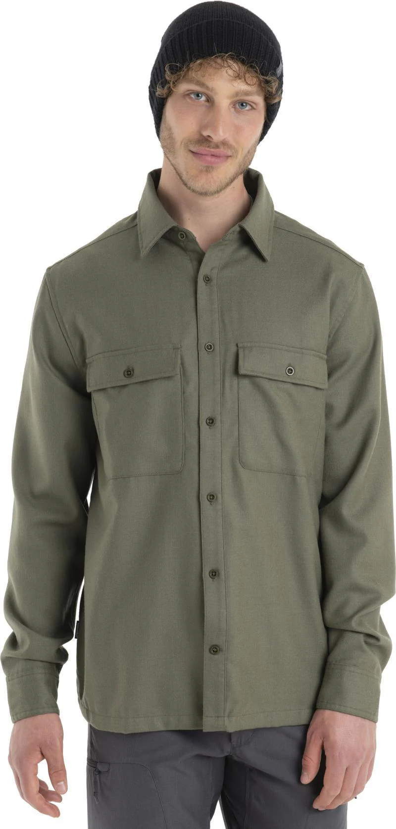 Merino 200 Dawnder LS Flannel Shirt - Mens - Image 3