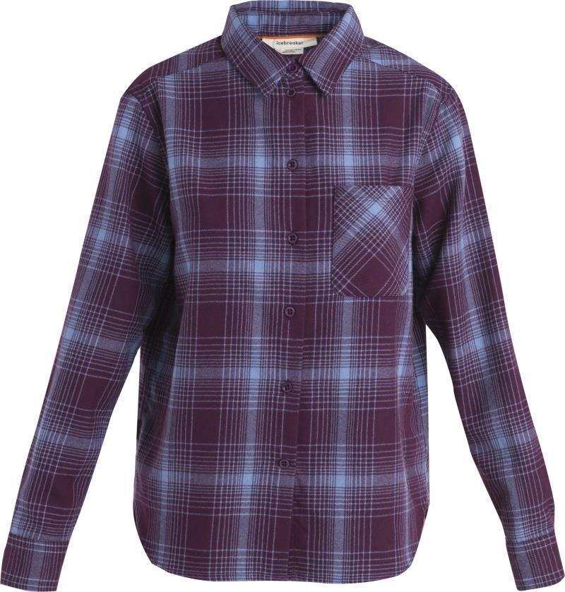 Merino 200 Dawnder LS Flannel Shirt - Plaid - Womens