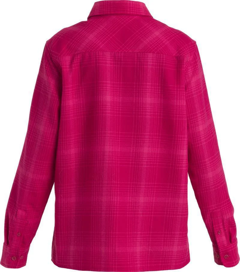 Merino 200 Dawnder LS Flannel Shirt - Plaid - Womens - Image 4
