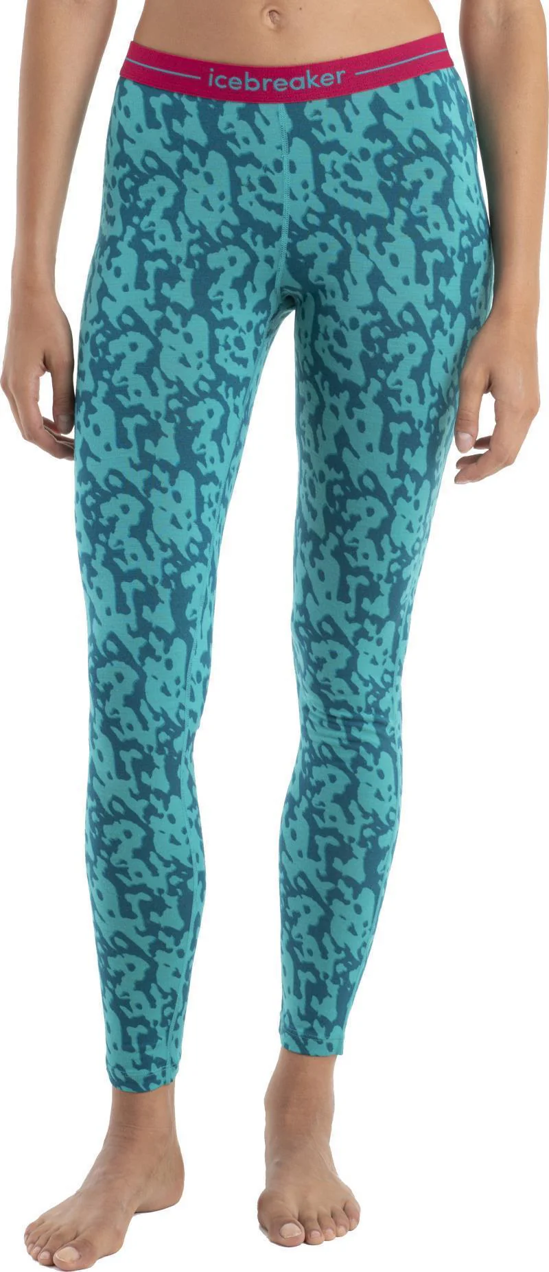 Merino 200 Oasis Leggings - Macro Camo - Womens - Image 3