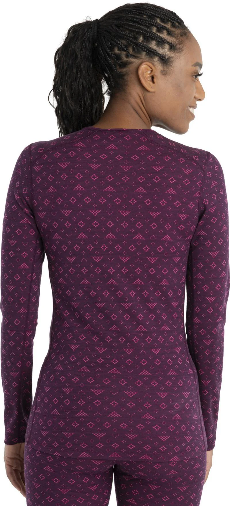 Merino 200 Oasis LS Crewe - First Snow - Womens - Image 2