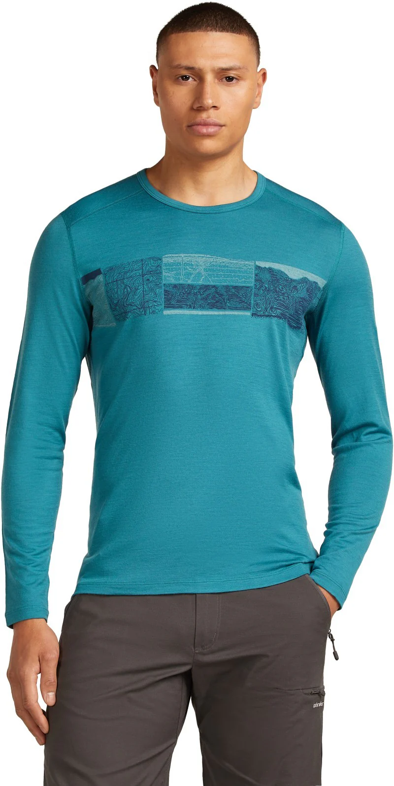 Merino 200 Oasis LS Crewe - GRX1 - Mens - Image 5