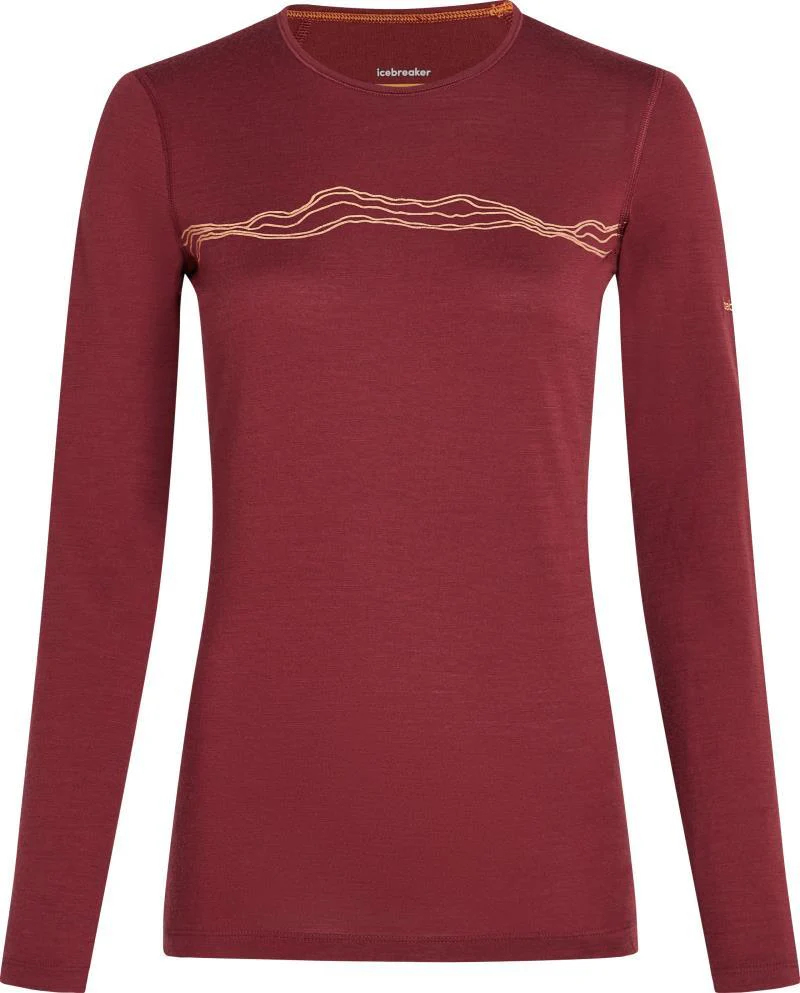 Merino 200 Oasis LS Crewe - Mountain Pulse - Womens - Image 4