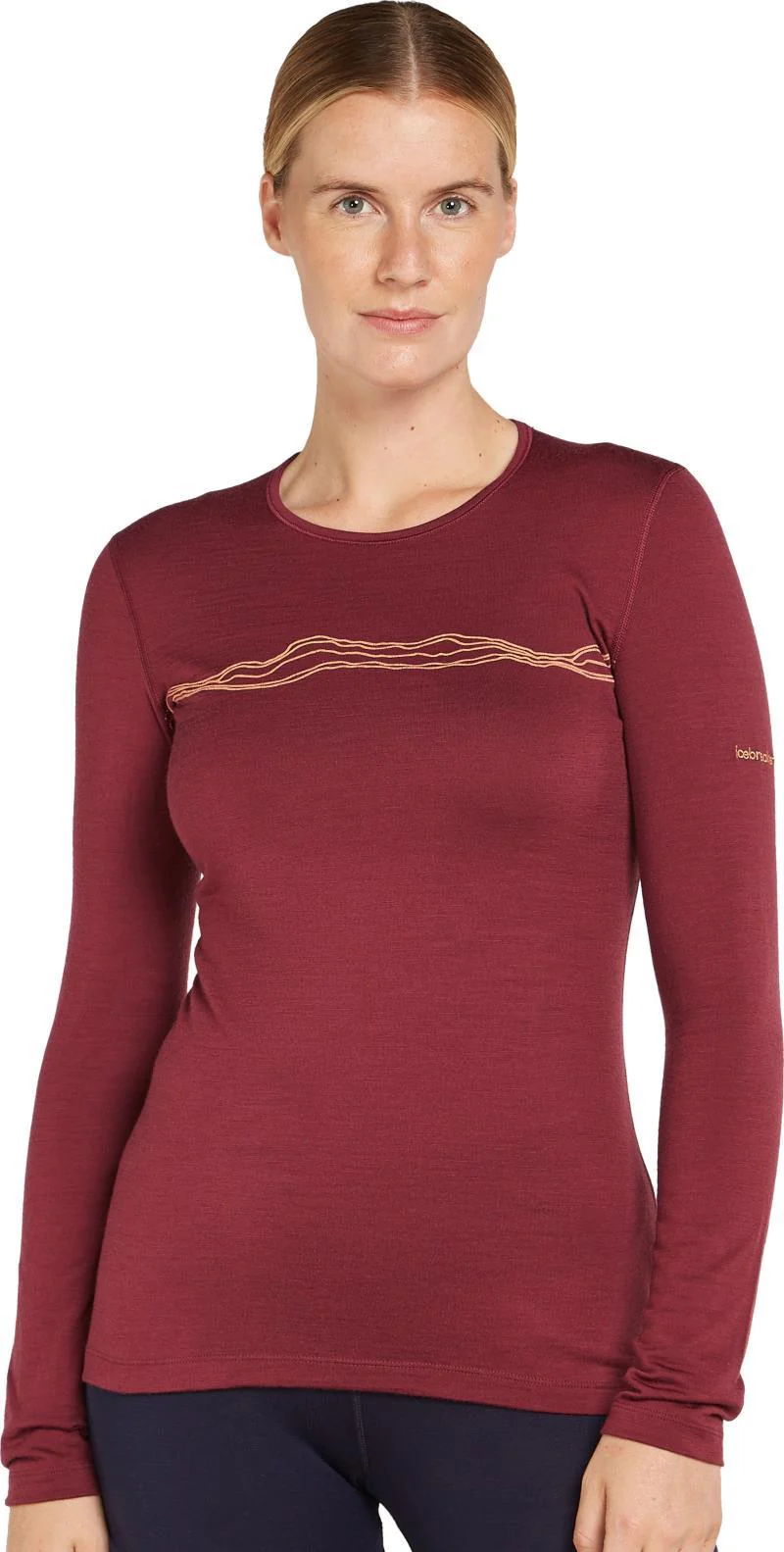Merino 200 Oasis LS Crewe - Mountain Pulse - Womens - Image 5