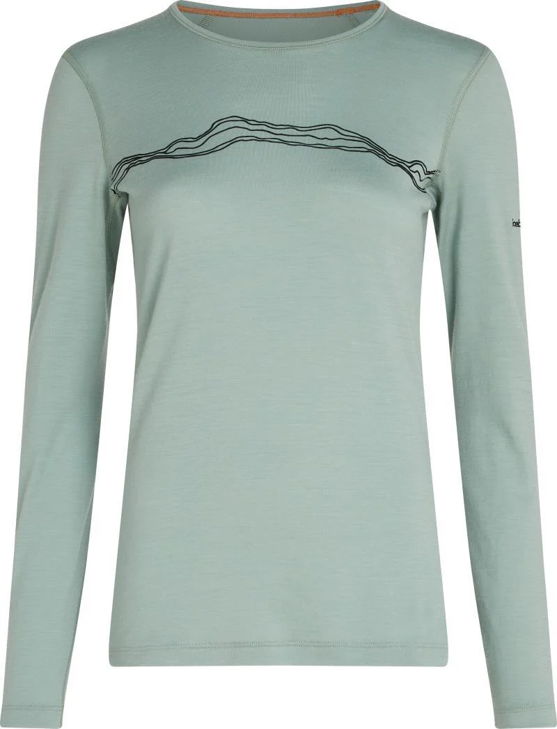 Merino 200 Oasis LS Crewe - Mountain Pulse - Womens - Image 7