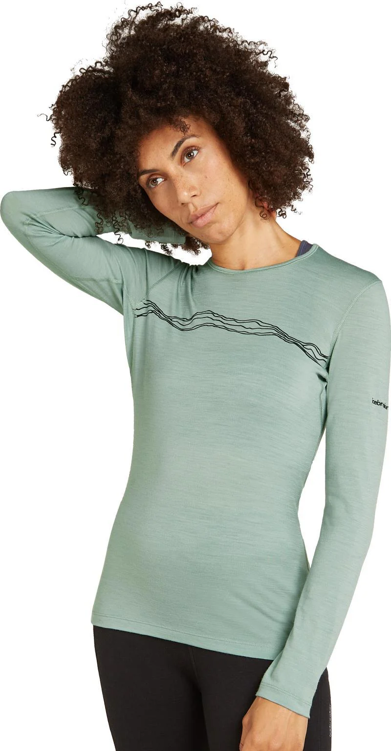 Merino 200 Oasis LS Crewe - Mountain Pulse - Womens - Image 8