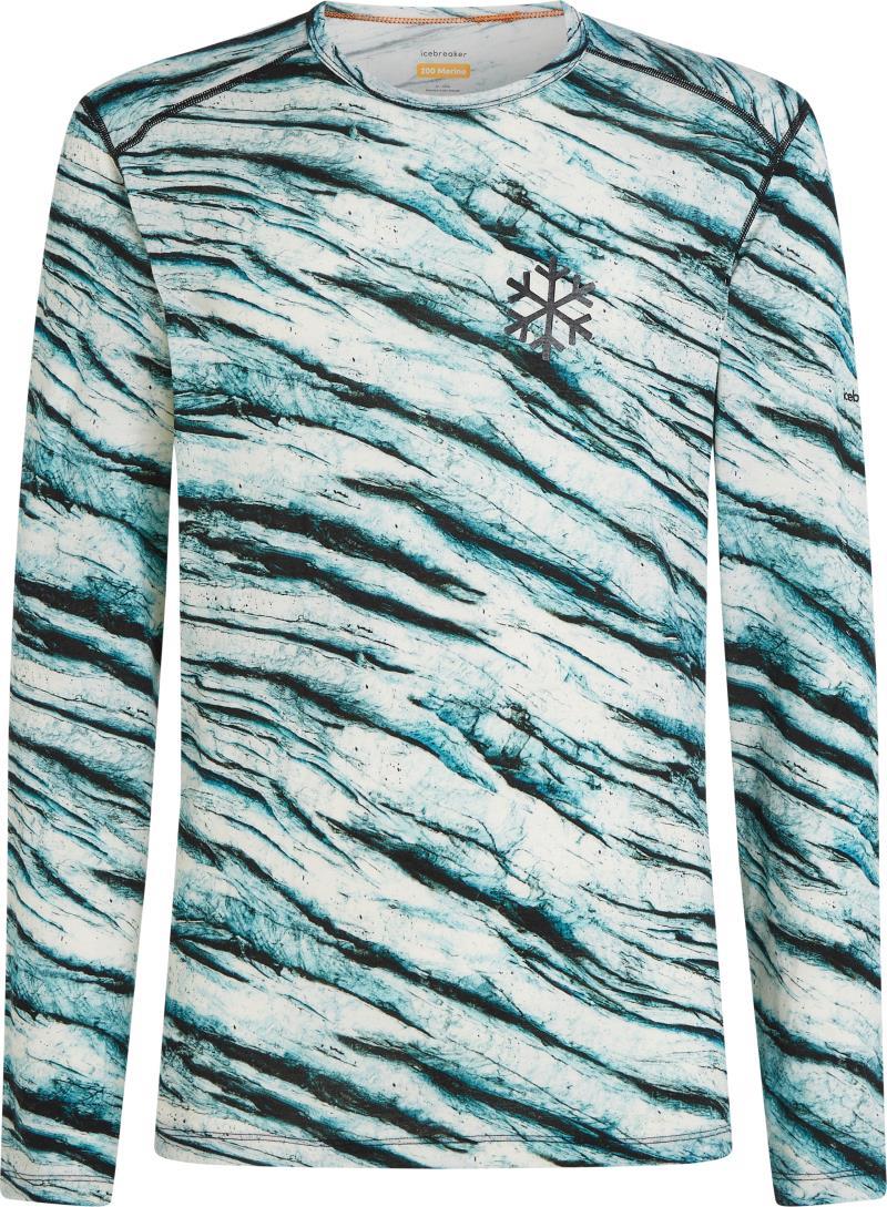Merino 200 Oasis LS Crewe - Protect Our Winters AOP - Mens