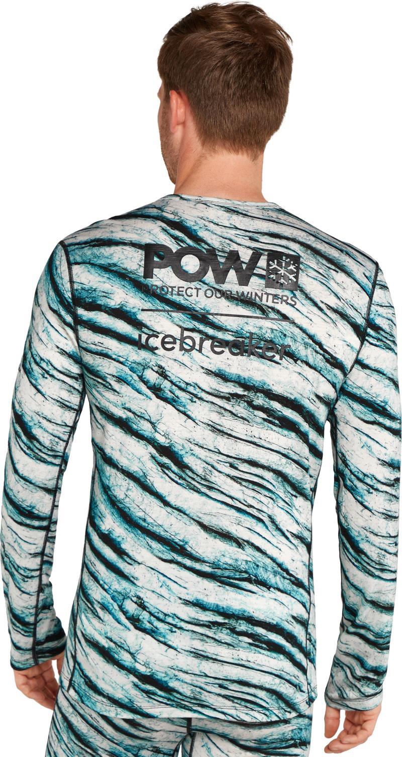 Merino 200 Oasis LS Crewe - Protect Our Winters AOP - Mens - Image 3