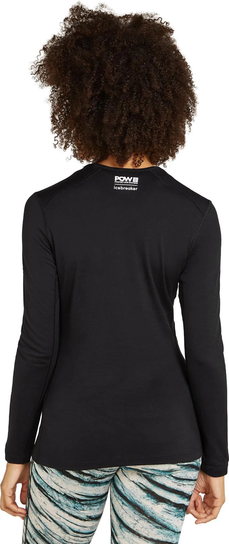 Merino 200 Oasis LS Crewe - Protect Our Winters - Womens - Image 3