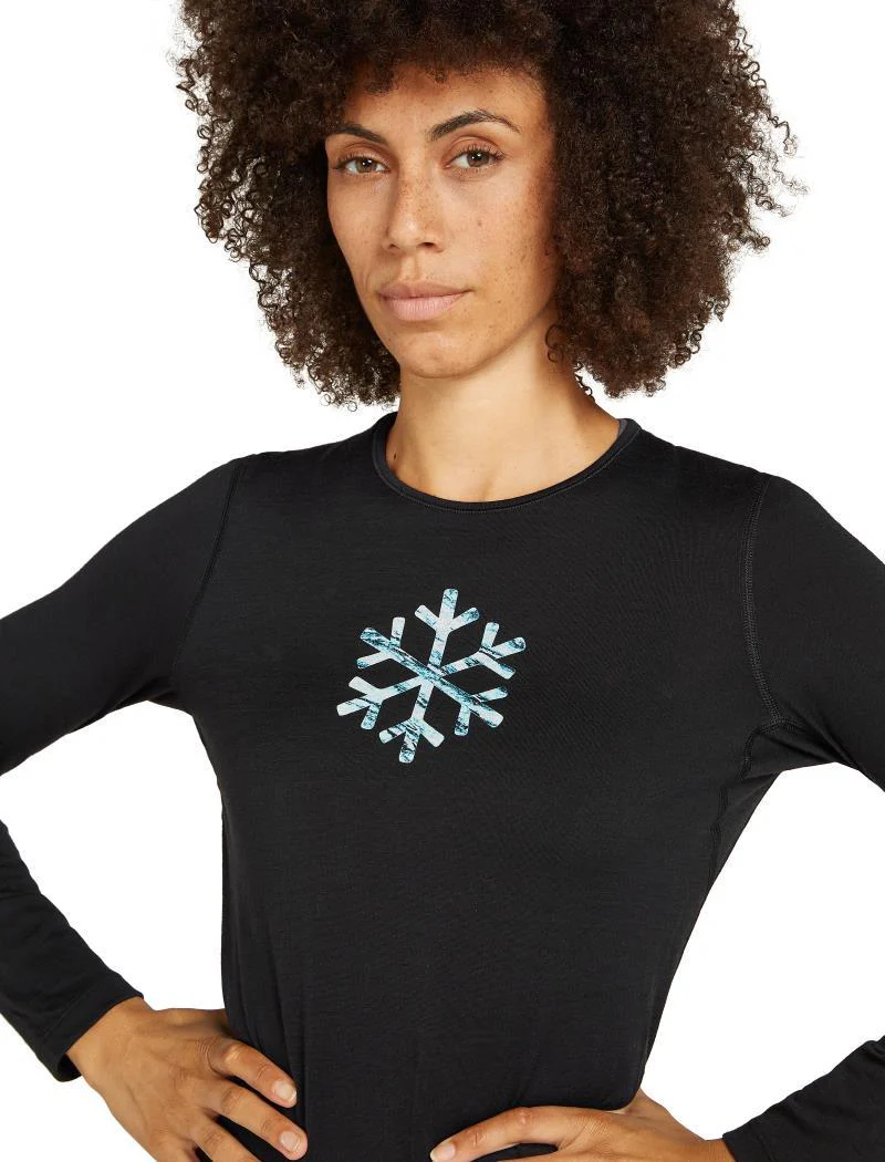 Merino 200 Oasis LS Crewe - Protect Our Winters - Womens - Image 4