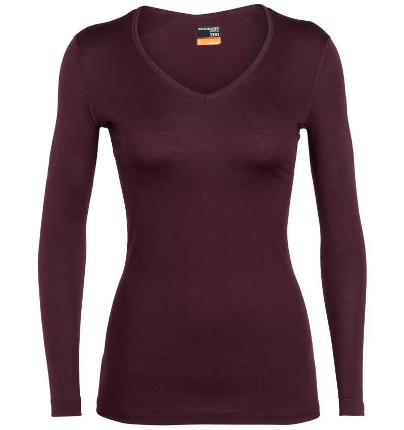 Merino 200 Oasis LS V-Neck - Womens - Image 5
