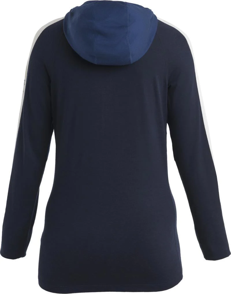 Merino 200 Sonebula LS Half Zip Hood - Womens - Image 2