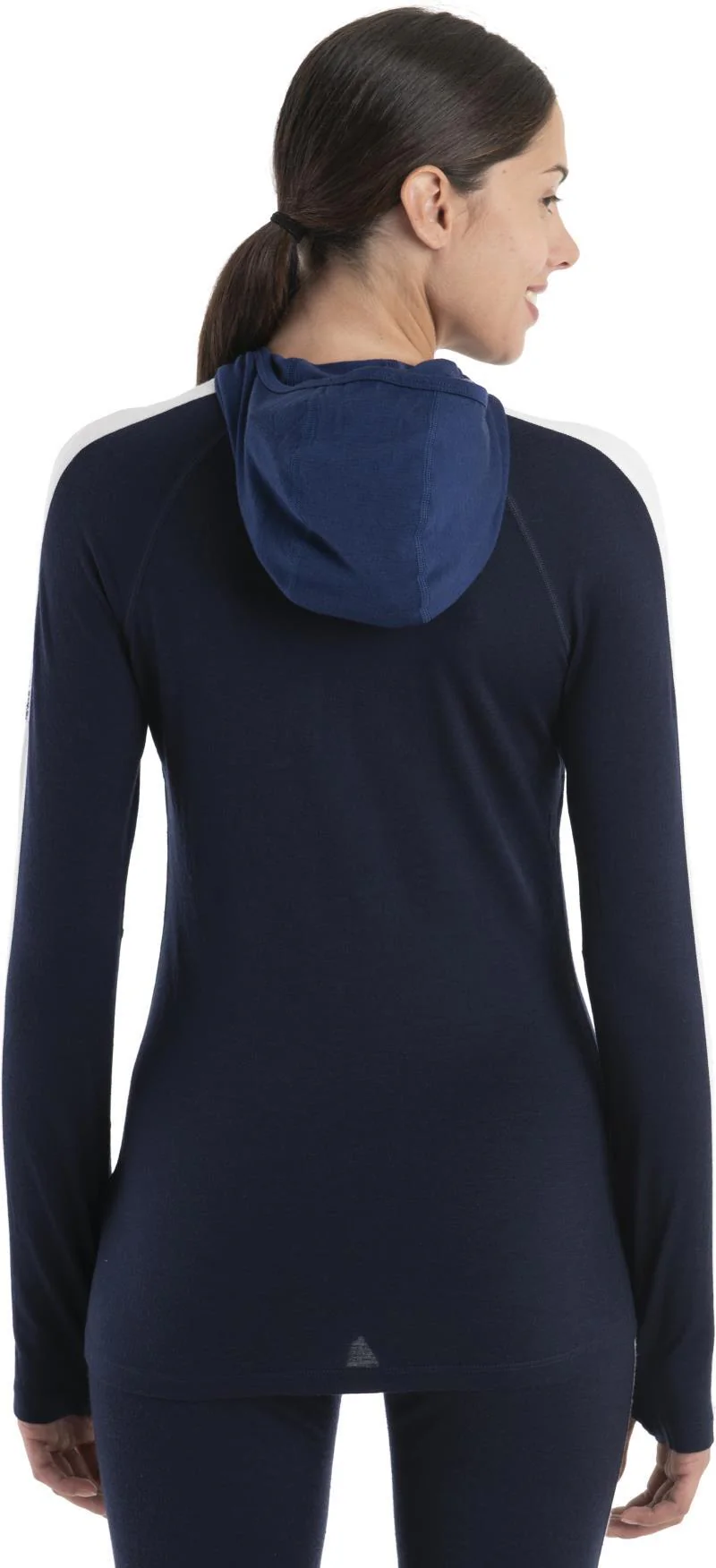 Merino 200 Sonebula LS Half Zip Hood - Womens - Image 4