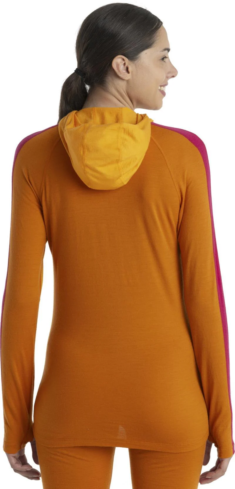 Merino 200 Sonebula LS Half Zip Hood - Womens - Image 8