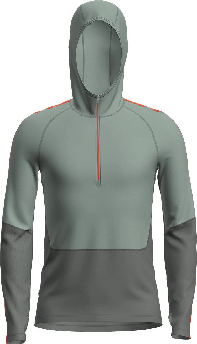 Merino 200 Sonebula LS Half Zip Hoodie - Mens (Prior Season) - Image 11