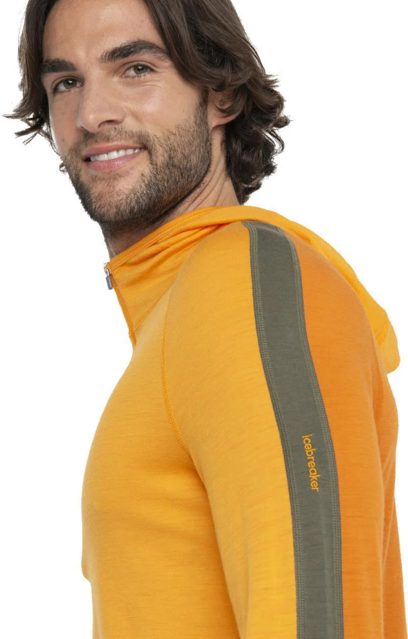 Merino 200 Sonebula LS Half Zip Hoodie - Mens (Prior Season) - Image 5