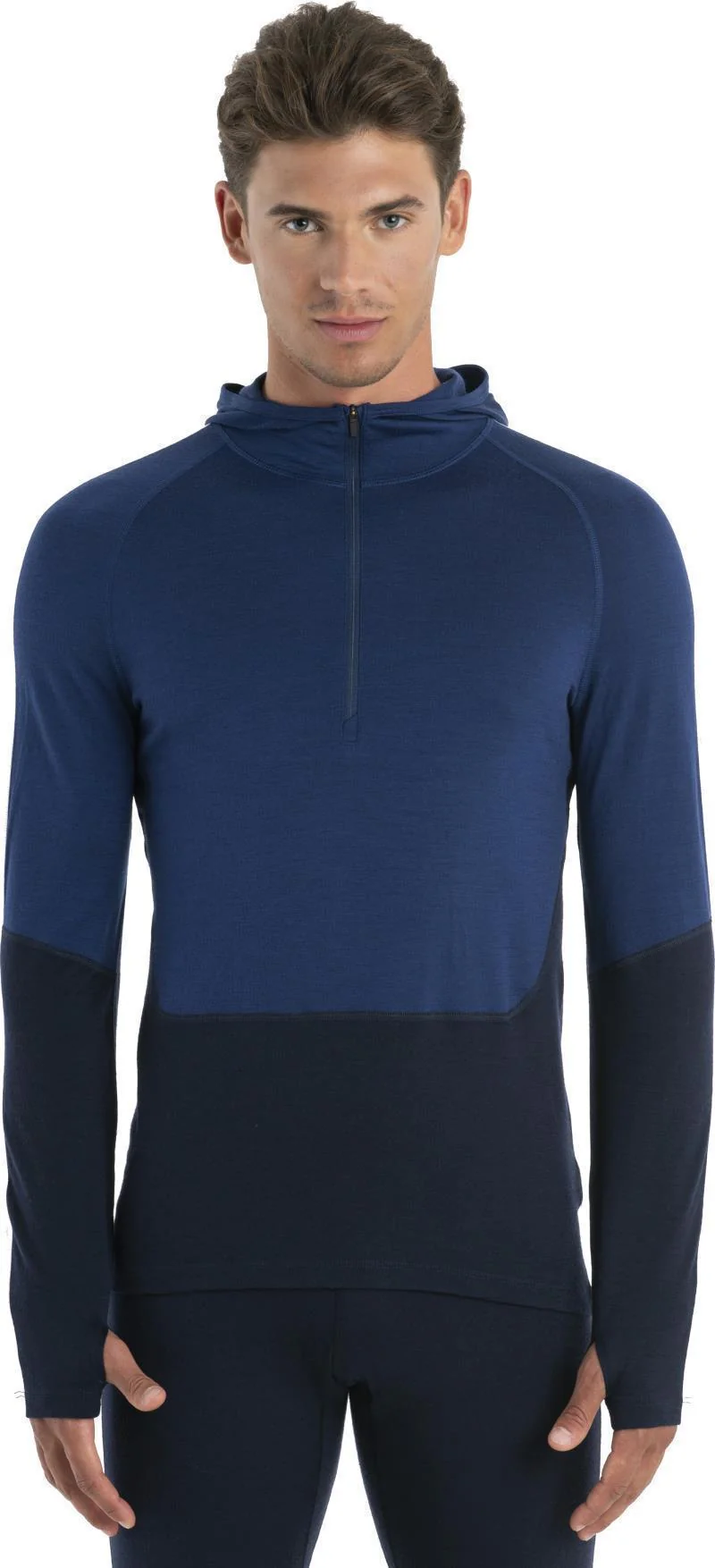 Merino 200 Sonebula LS Half Zip Hoodie - Mens (Prior Season) - Image 8