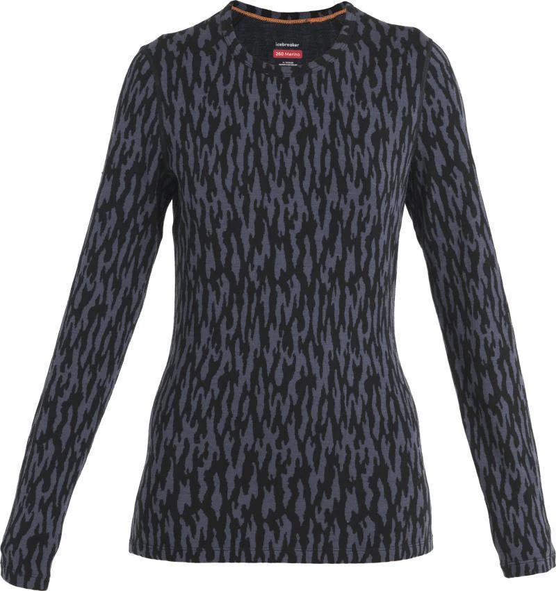 Merino 260 Vertex LS Crewe - Glacial Camo - Womens - Image 2