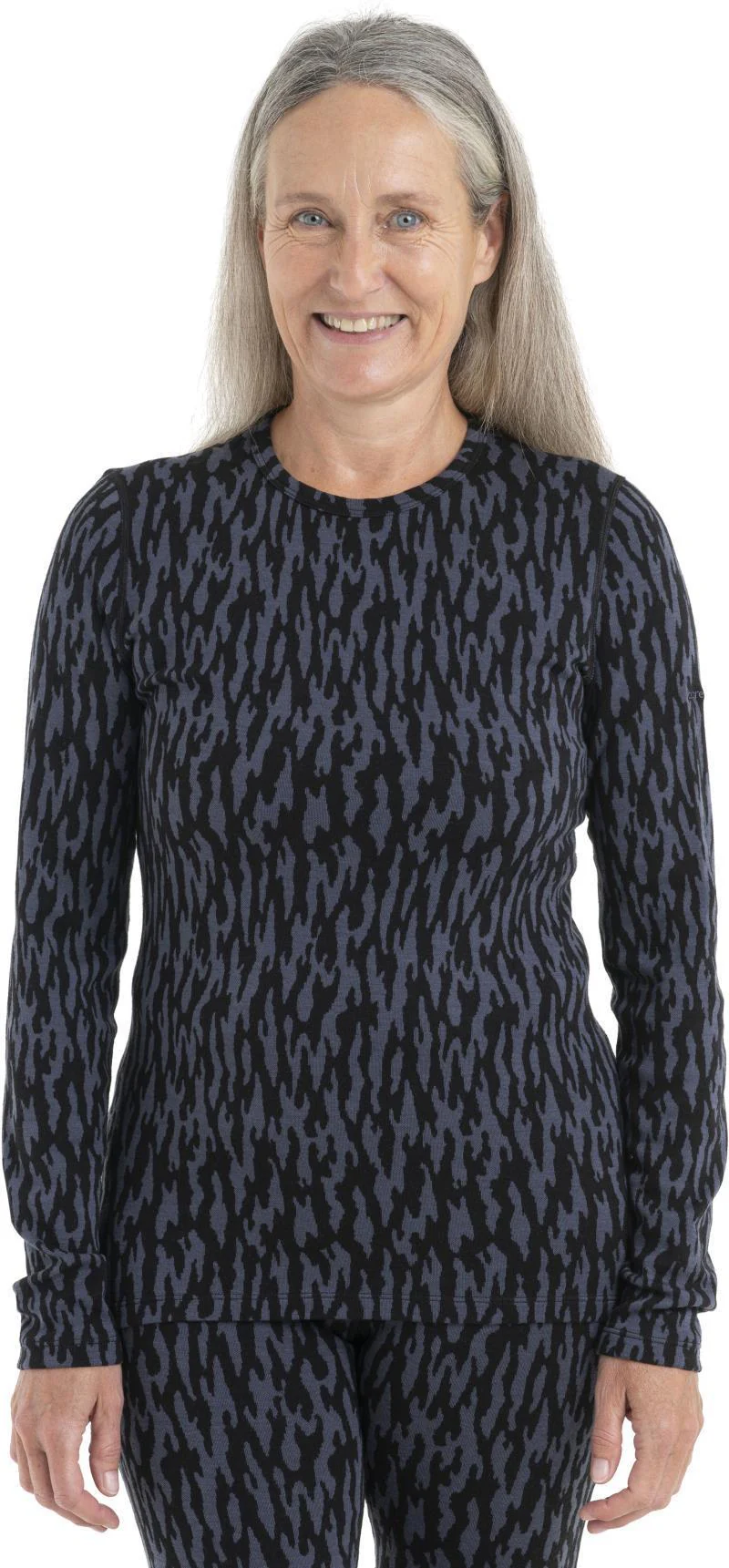 Merino 260 Vertex LS Crewe - Glacial Camo - Womens - Image 4