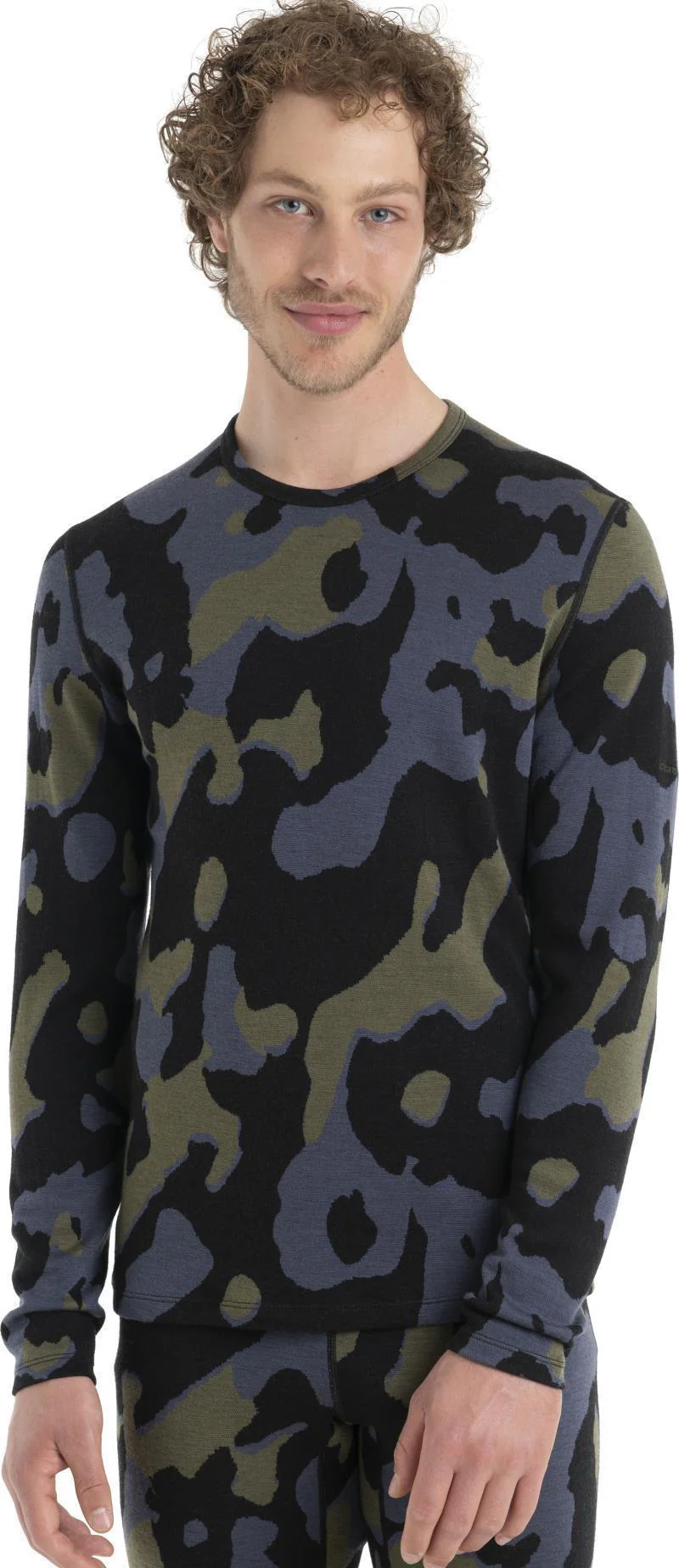 Merino 260 Vertex LS Crewe - Natural Camo - Mens - Image 3