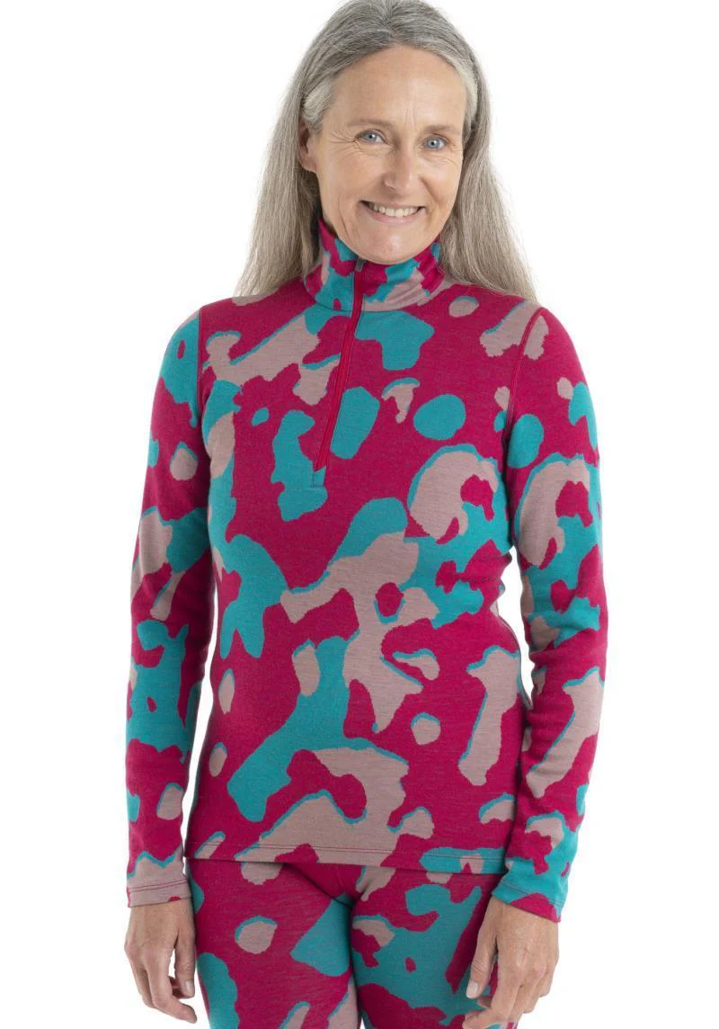Merino 260 Vertex LS Half Zip - Natural Camo - Womens - Image 4