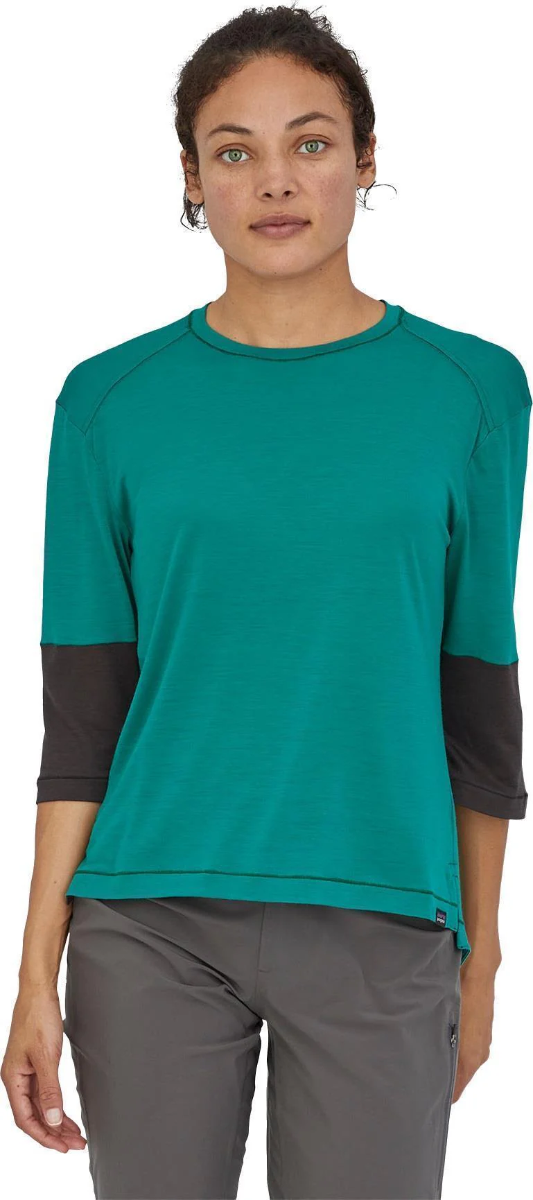 Merino 3/4 Sleeve Bike Jersey - Womens - Image 7