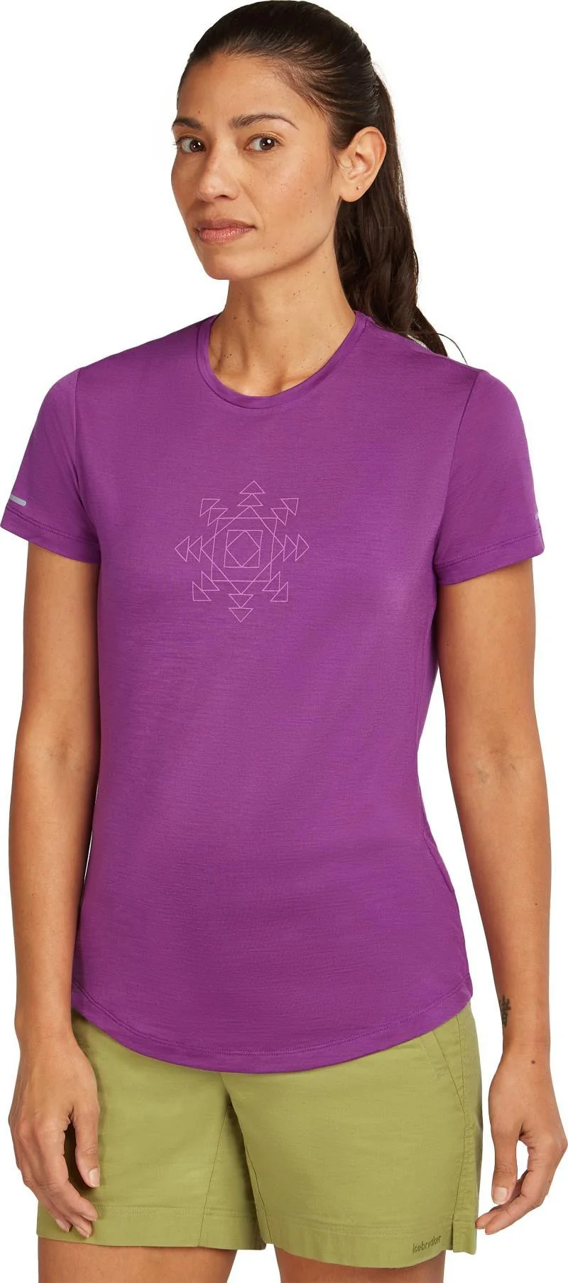 Merino Blend 125 Cool-Lite Sphere SS Tee Fusion - Womens - Image 2