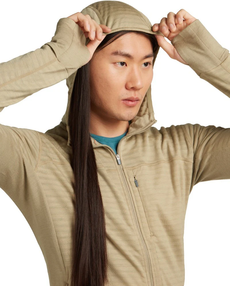 Merino Blend 300 RealFleece Descender LS Zip Hoodie - Mens - Image 18