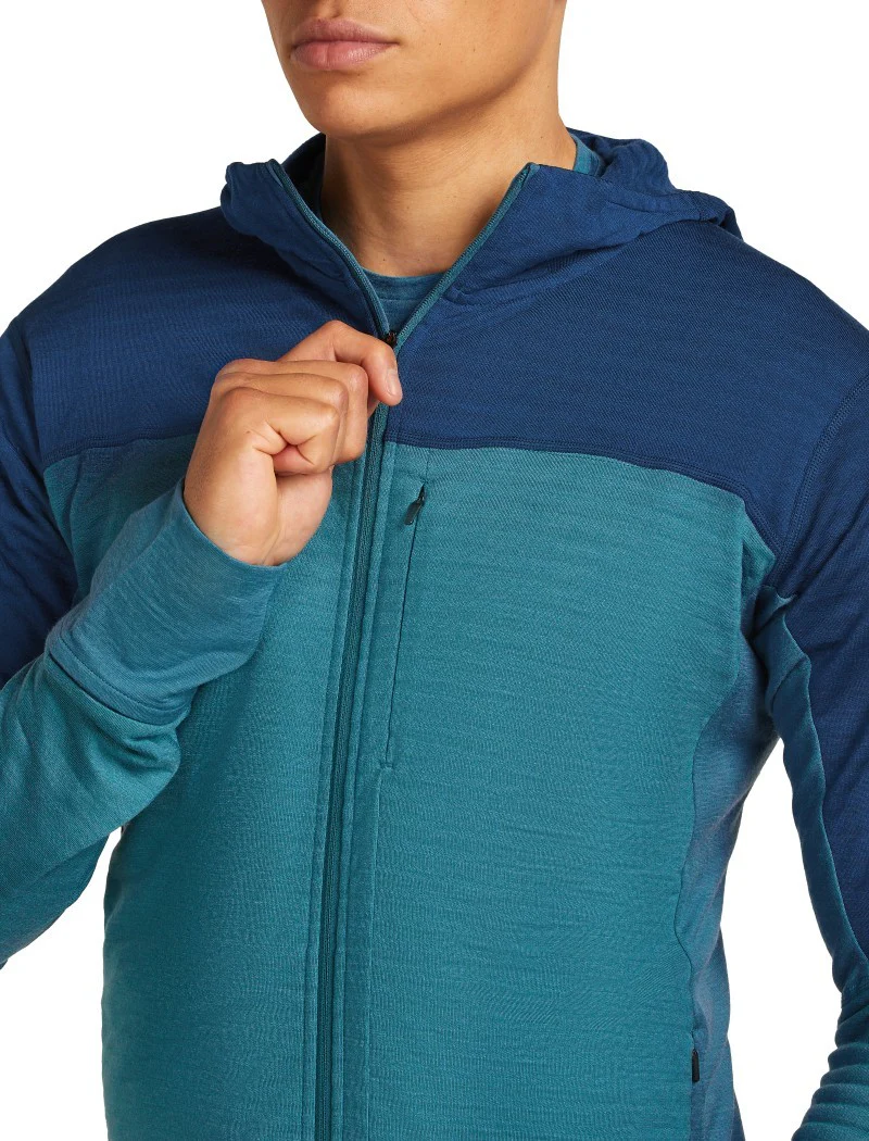 Merino Blend 300 RealFleece Descender LS Zip Hoodie - Mens - Image 24
