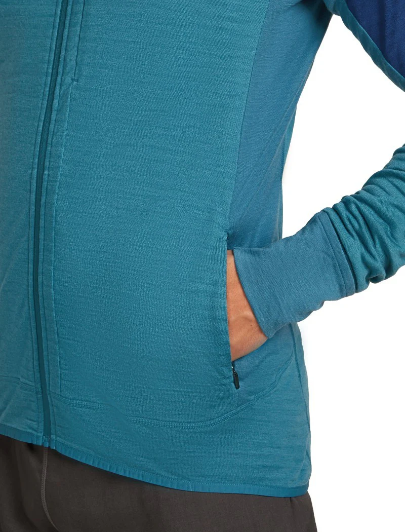 Merino Blend 300 RealFleece Descender LS Zip Hoodie - Mens - Image 25