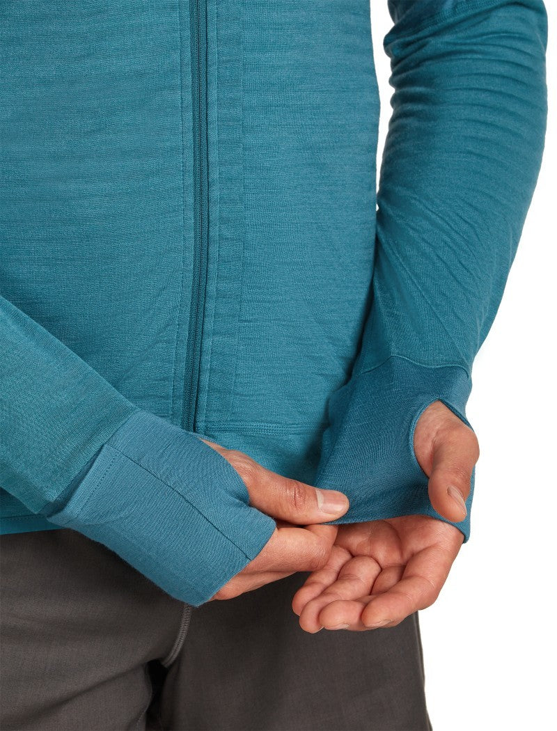 Merino Blend 300 RealFleece Descender LS Zip Hoodie - Mens - Image 27