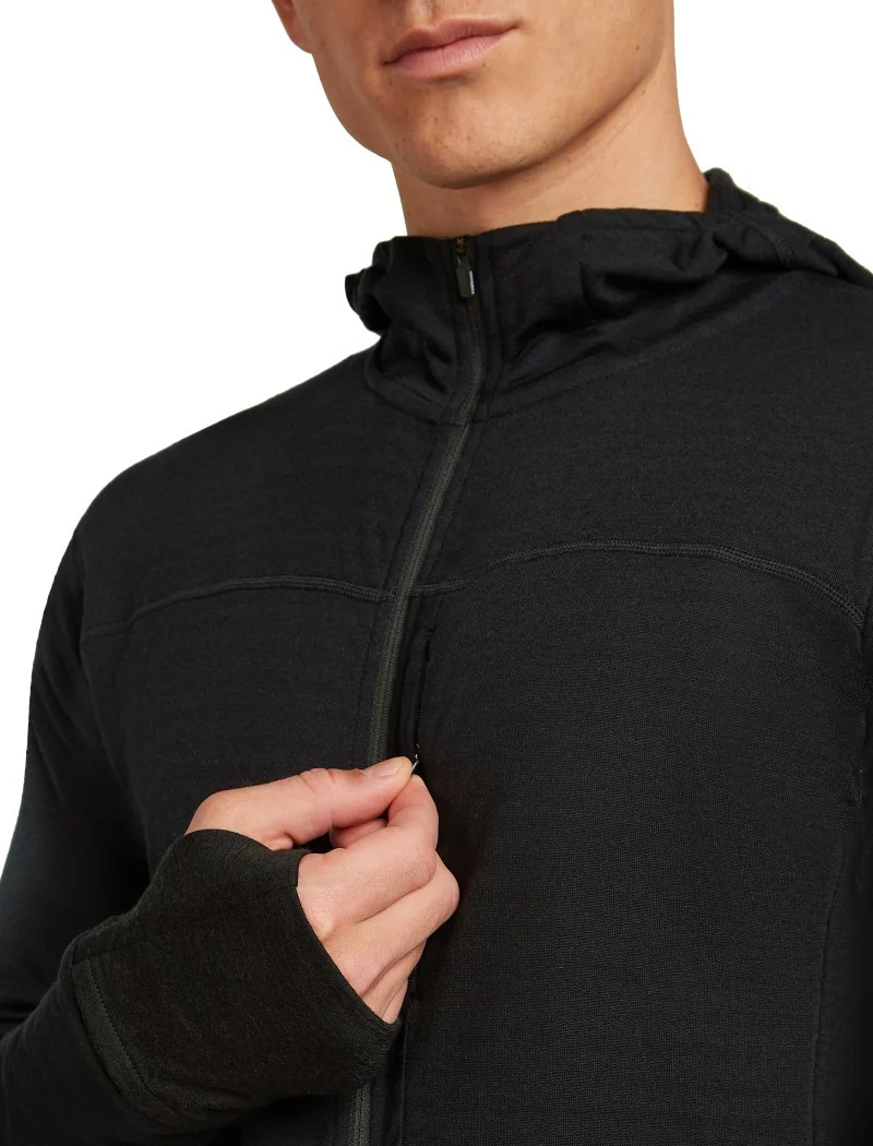 Merino Blend 300 RealFleece Descender LS Zip Hoodie - Mens - Image 7