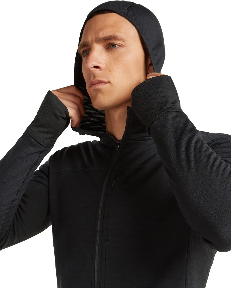 Merino Blend 300 RealFleece Descender LS Zip Hoodie - Mens - Image 8