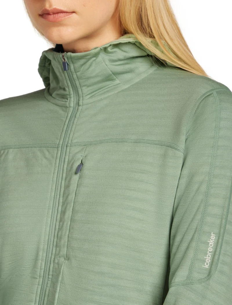 Merino Blend 300 RealFleece Descender LS Zip Hoodie - Womens - Image 12