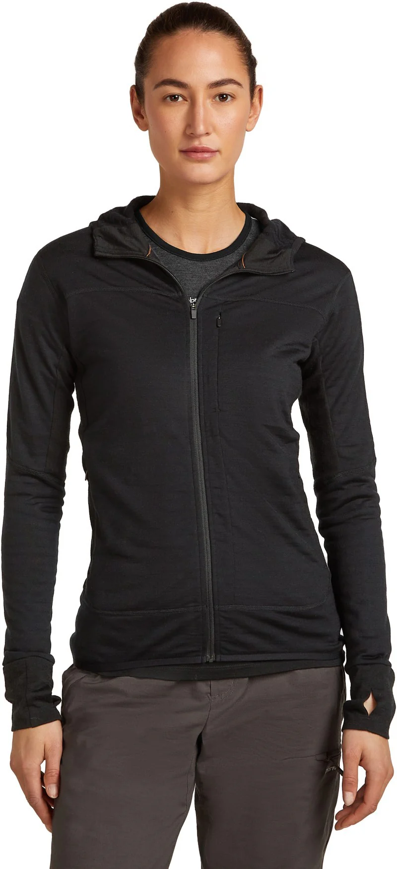 Merino Blend 300 RealFleece Descender LS Zip Hoodie - Womens - Image 2
