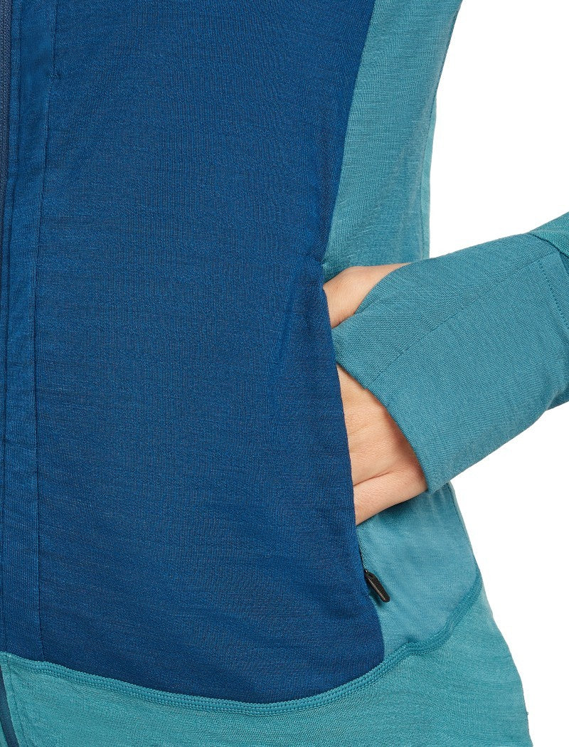 Merino Blend 300 RealFleece Descender LS Zip Hoodie - Womens - Image 23