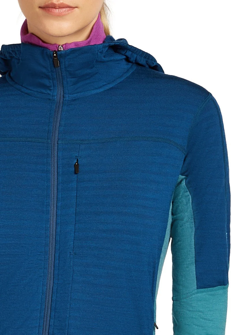 Merino Blend 300 RealFleece Descender LS Zip Hoodie - Womens - Image 24