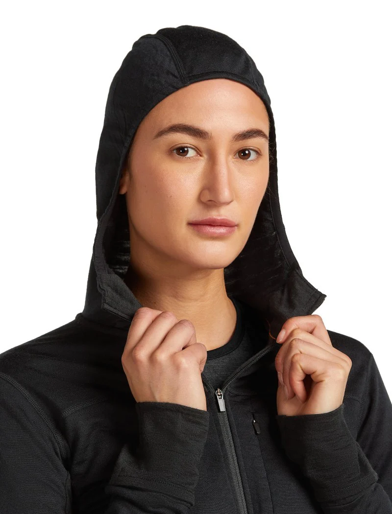 Merino Blend 300 RealFleece Descender LS Zip Hoodie - Womens - Image 6